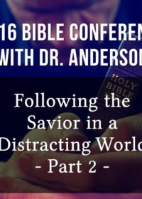 Following the Savior in a Distracting World – Part 2